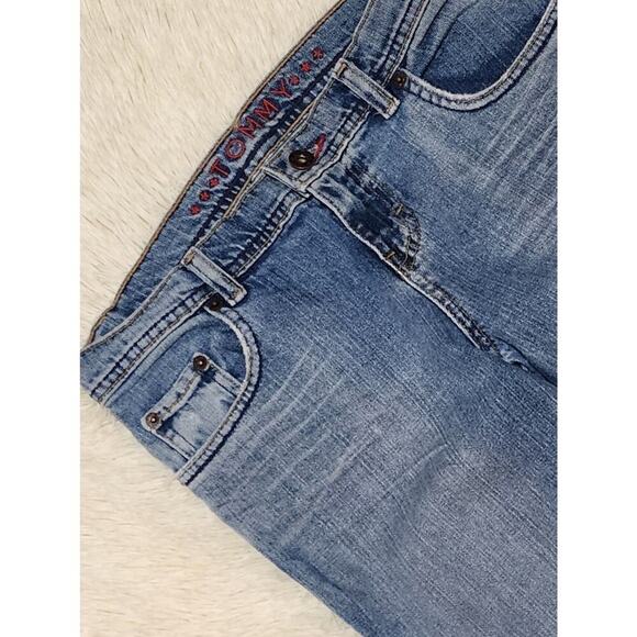 Tommy Hilfiger Y2K Light Blue Jeans Womens Size 5R (28x32) Jill Jean Flared Pant - Picture 3 of 7